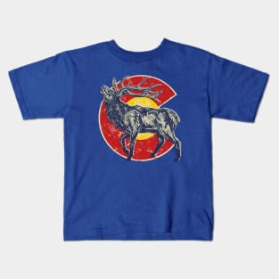 colorado elk Kids T-Shirt